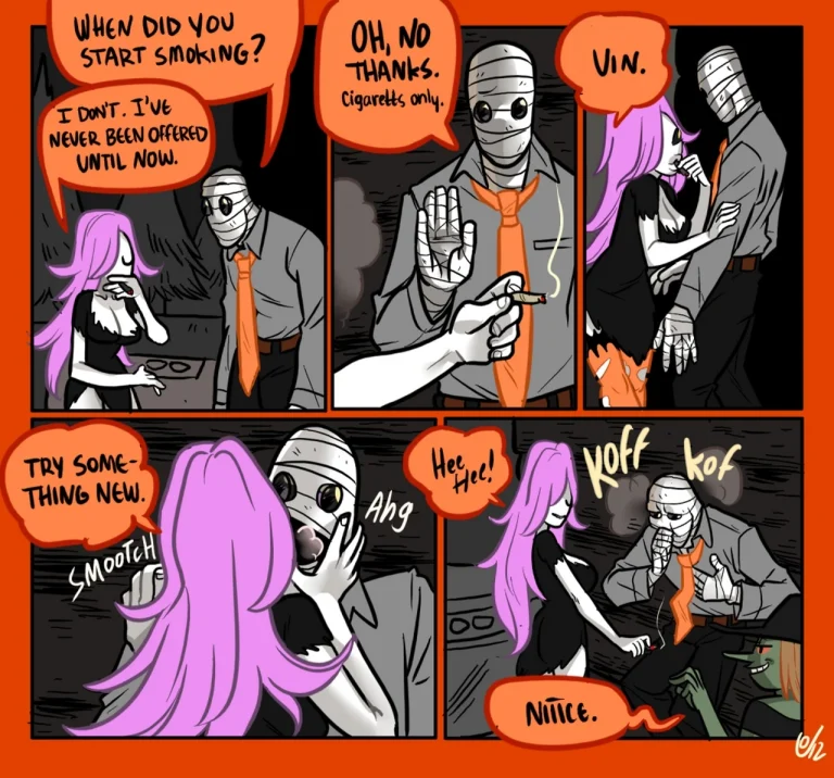 Mr Invisible & The Vampire 2 porn comic picture 5