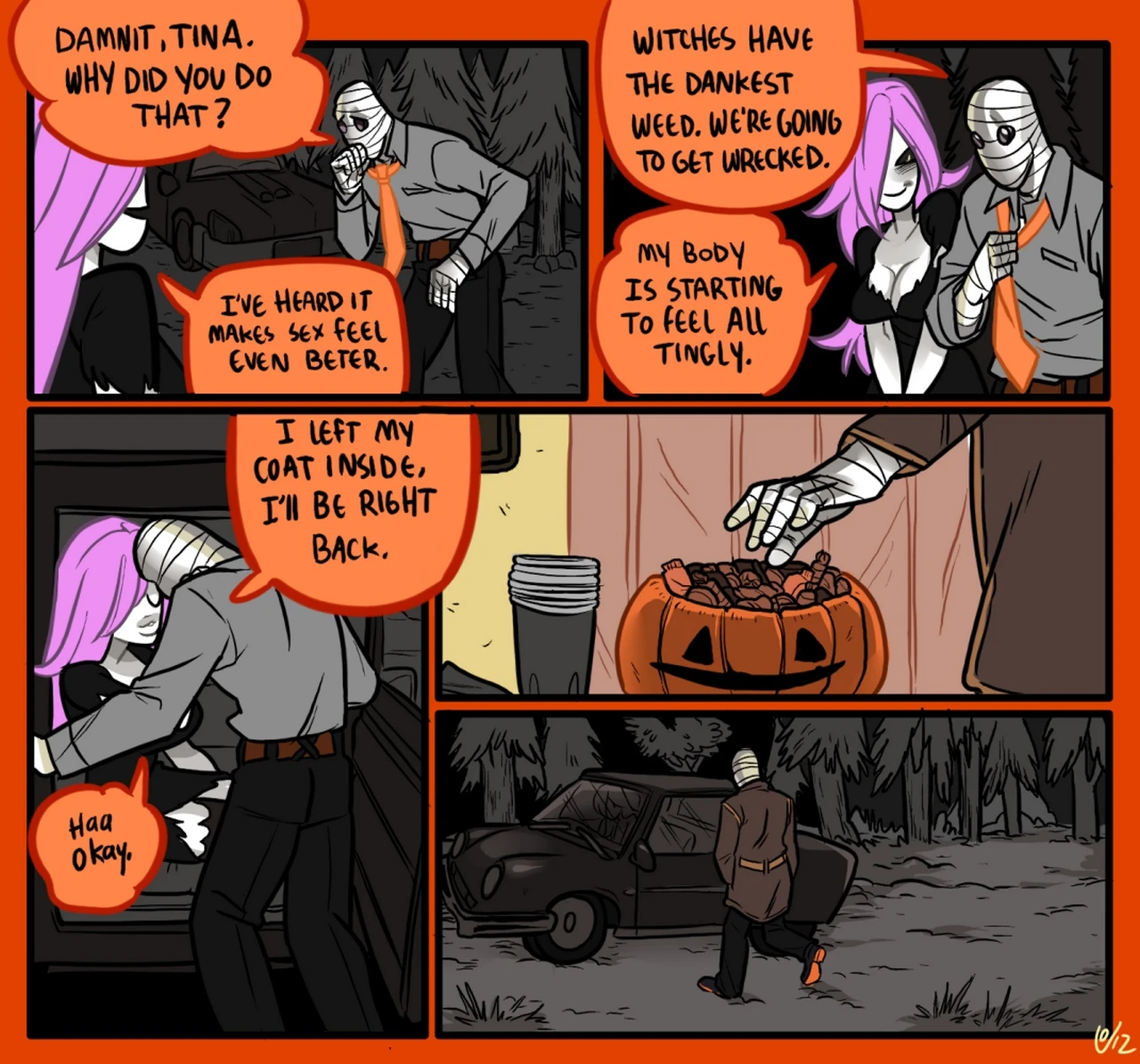 Mr Invisible & The Vampire 2 porn comic picture 6