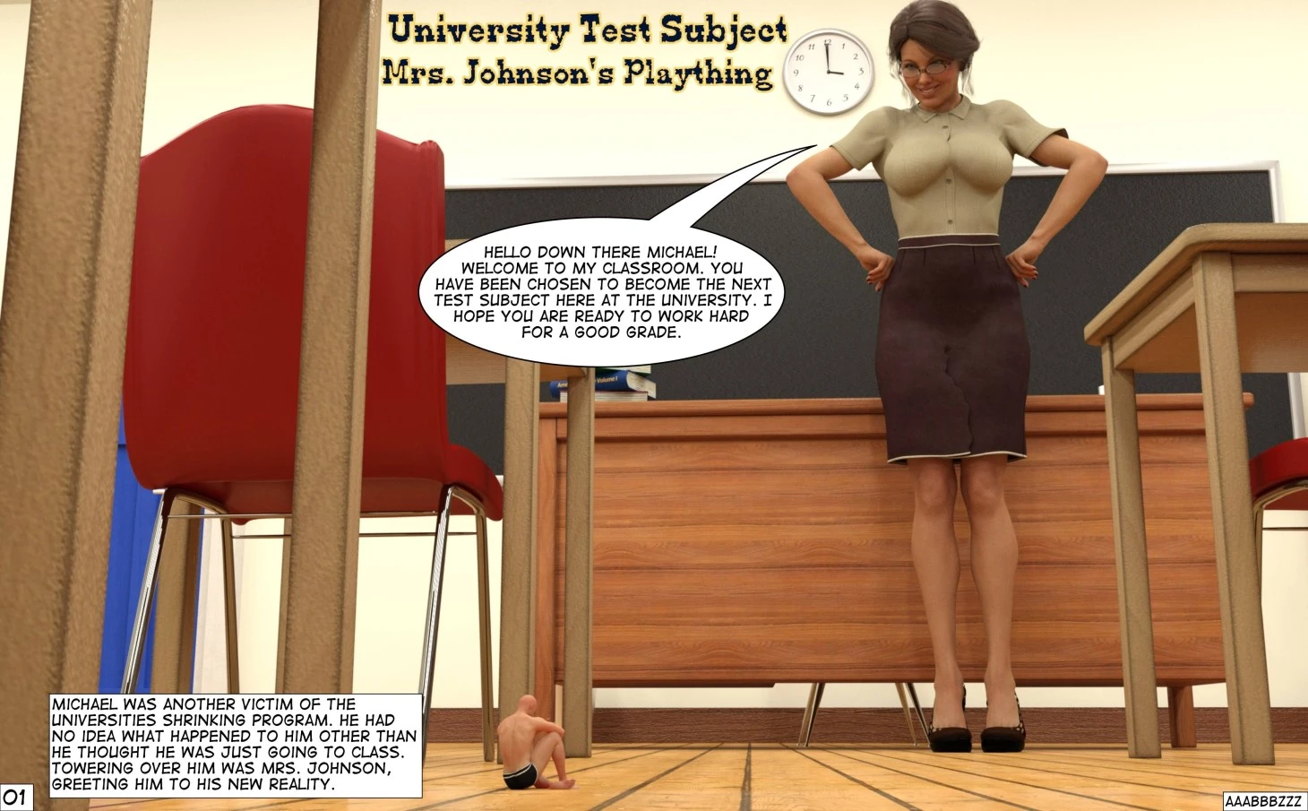 Mrs.Johnson play thing porn comic picture 2