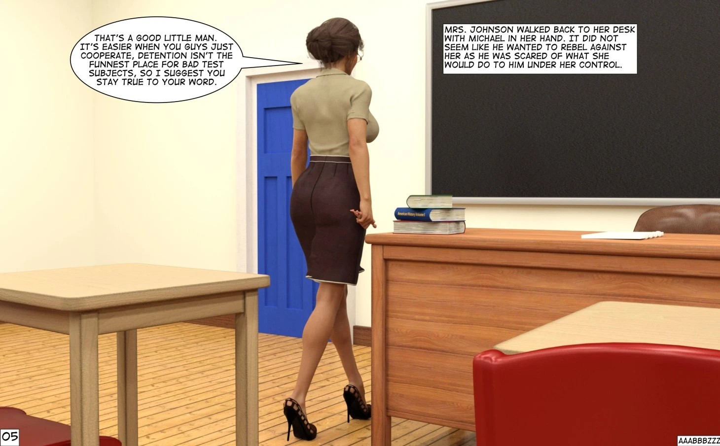 Mrs.Johnson play thing porn comic picture 6