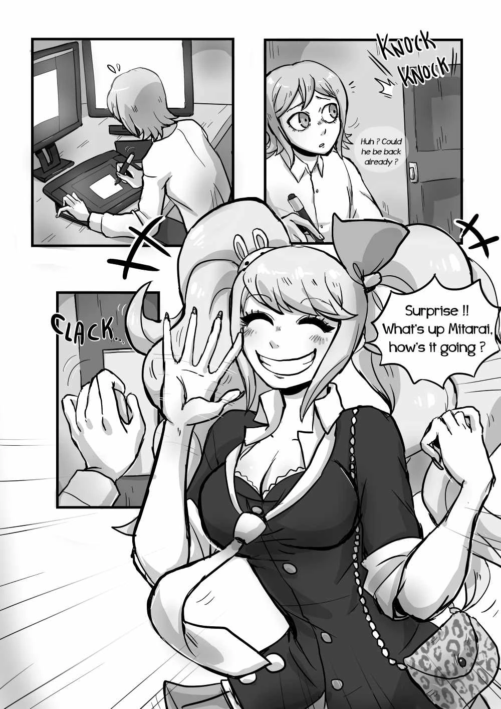 Ms. Enoshima's Art Lesson porn comic picture 2