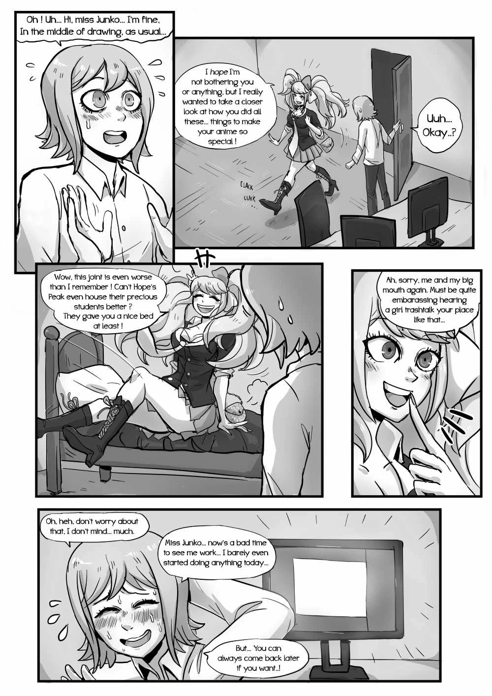 Ms. Enoshima's Art Lesson porn comic picture 3
