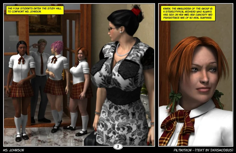 Ms. Johnson porn comic picture 3