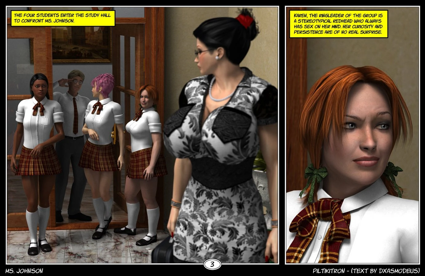 Ms. Johnson porn comic picture 3