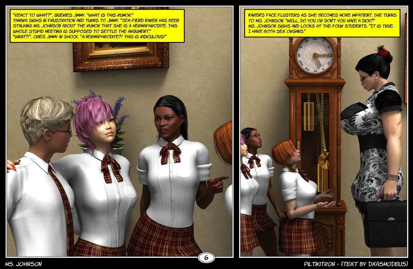 Ms. Johnson porn comic picture 6