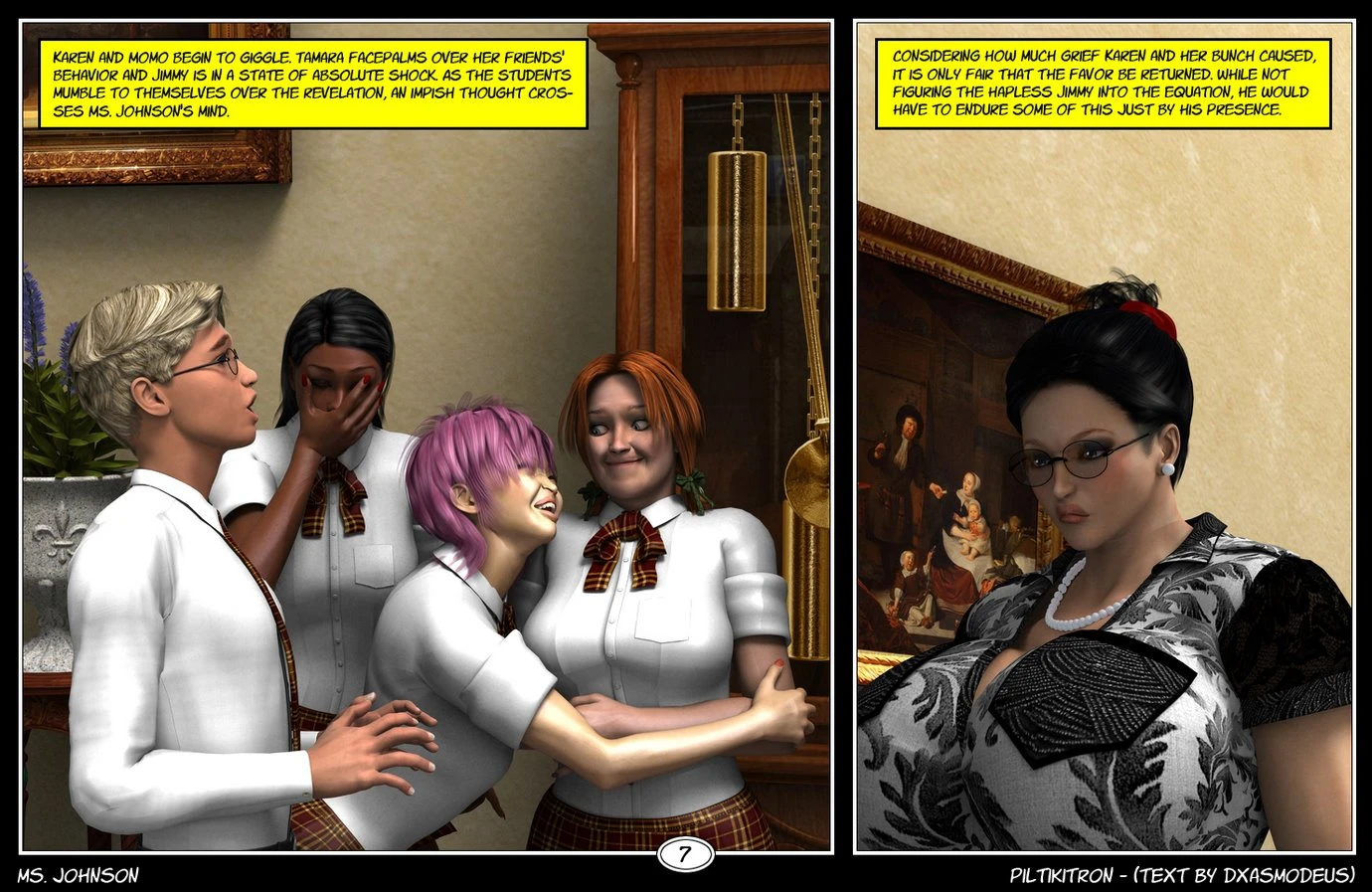 Ms. Johnson porn comic picture 7