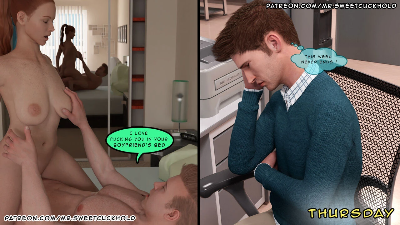 Much bigger than my boyfriend 3 porn comic picture 106