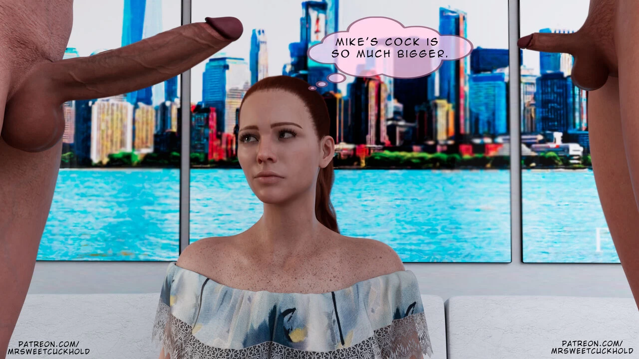 Much bigger than my boyfriend - PART 2 porn comic picture 9