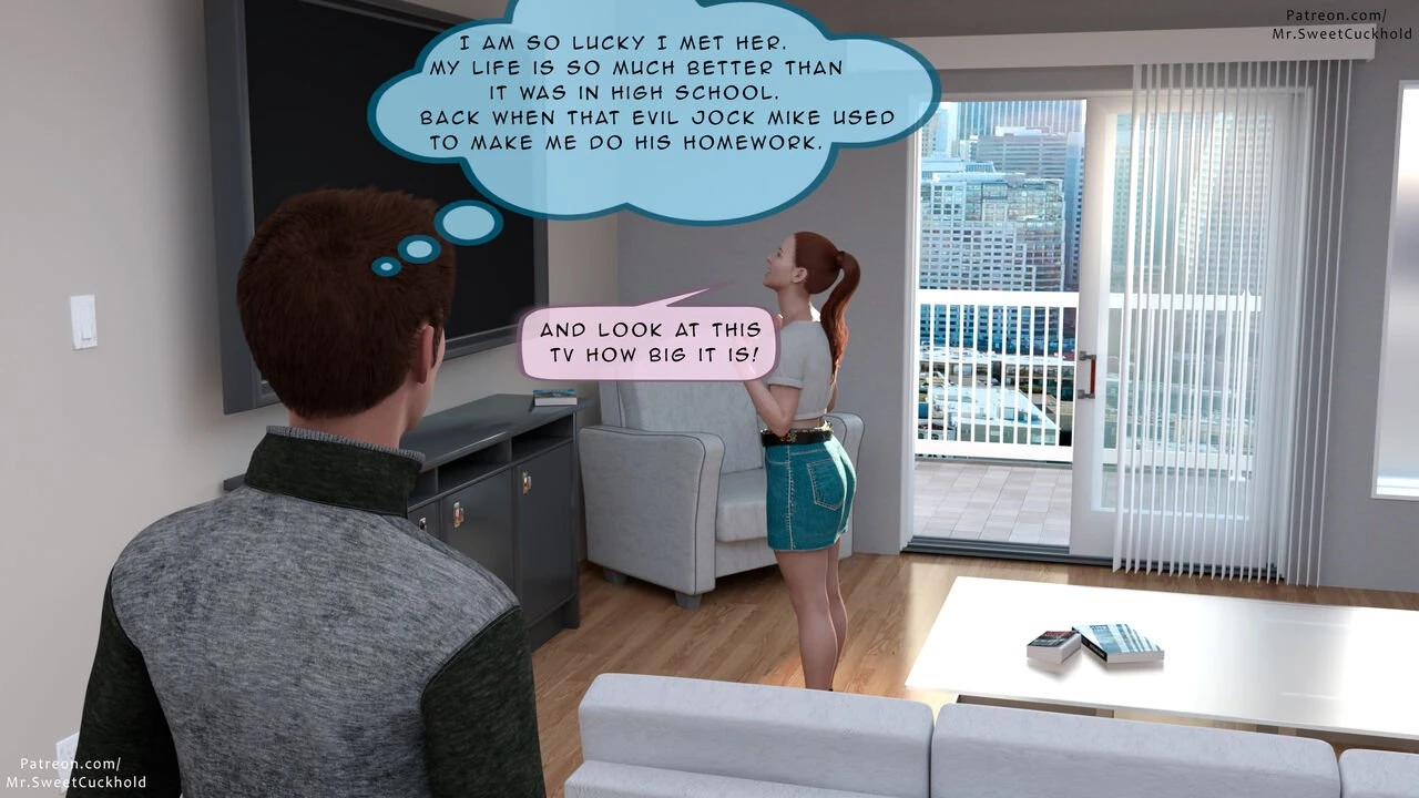 Much bigger than my boyfriend porn comic picture 7