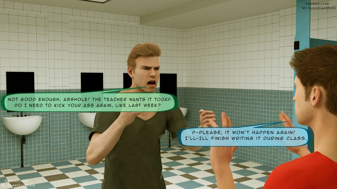 Much bigger than my boyfriend porn comic picture 9