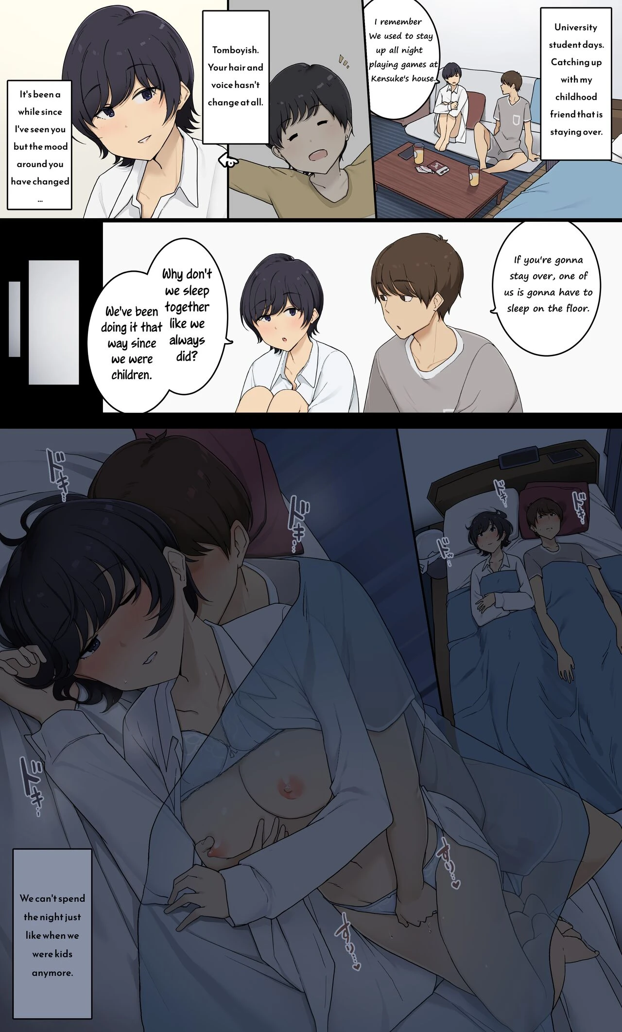 Mukashi wa Dousei no You ni Sesshiteta Osananajimi no Koto o Isei to Shite Ninshiki Shita Hi porn comic picture 5