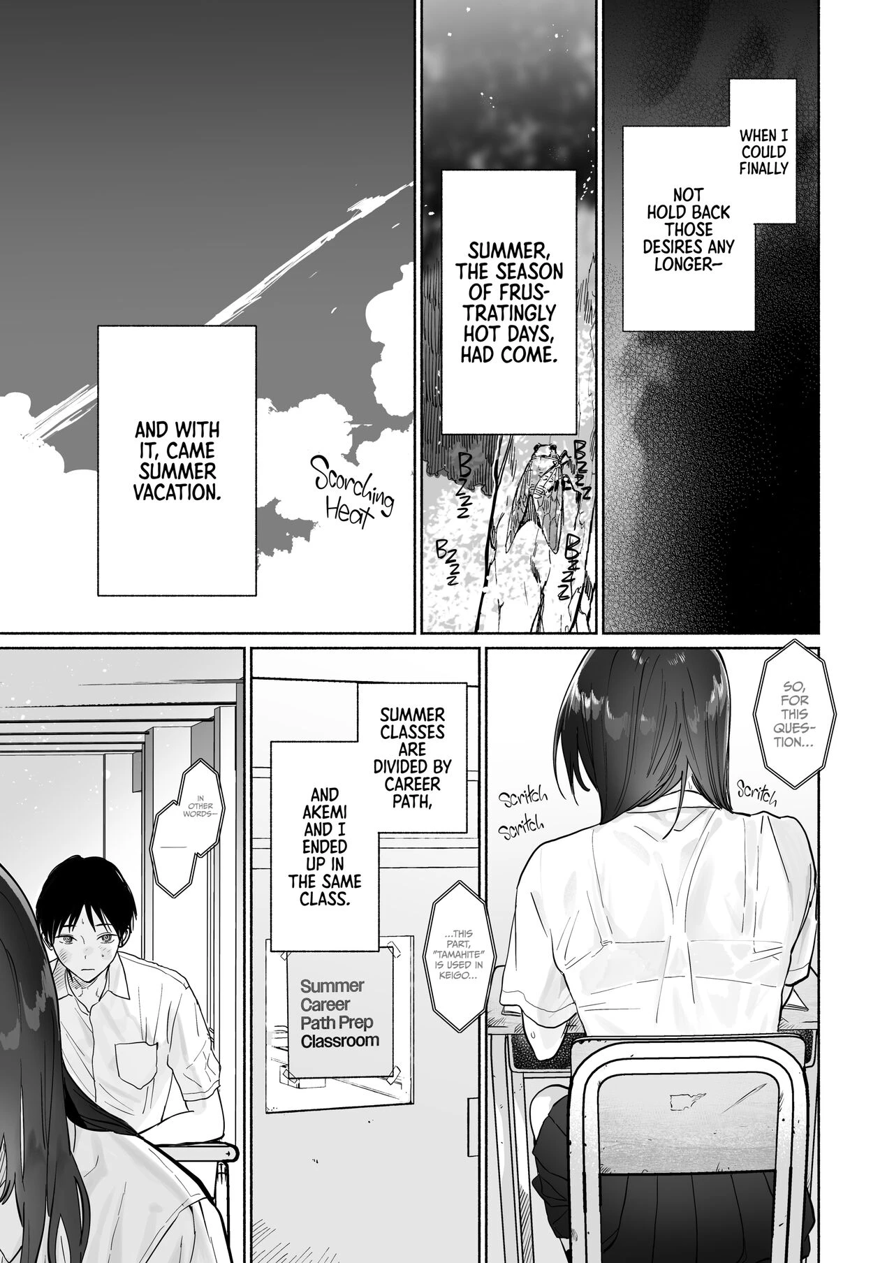 Mukuchi na Tosho Iin to Sex Zuke. | Addicted to Sex With a Taciturn Library Committee Member: summer vacation porn comic picture 22