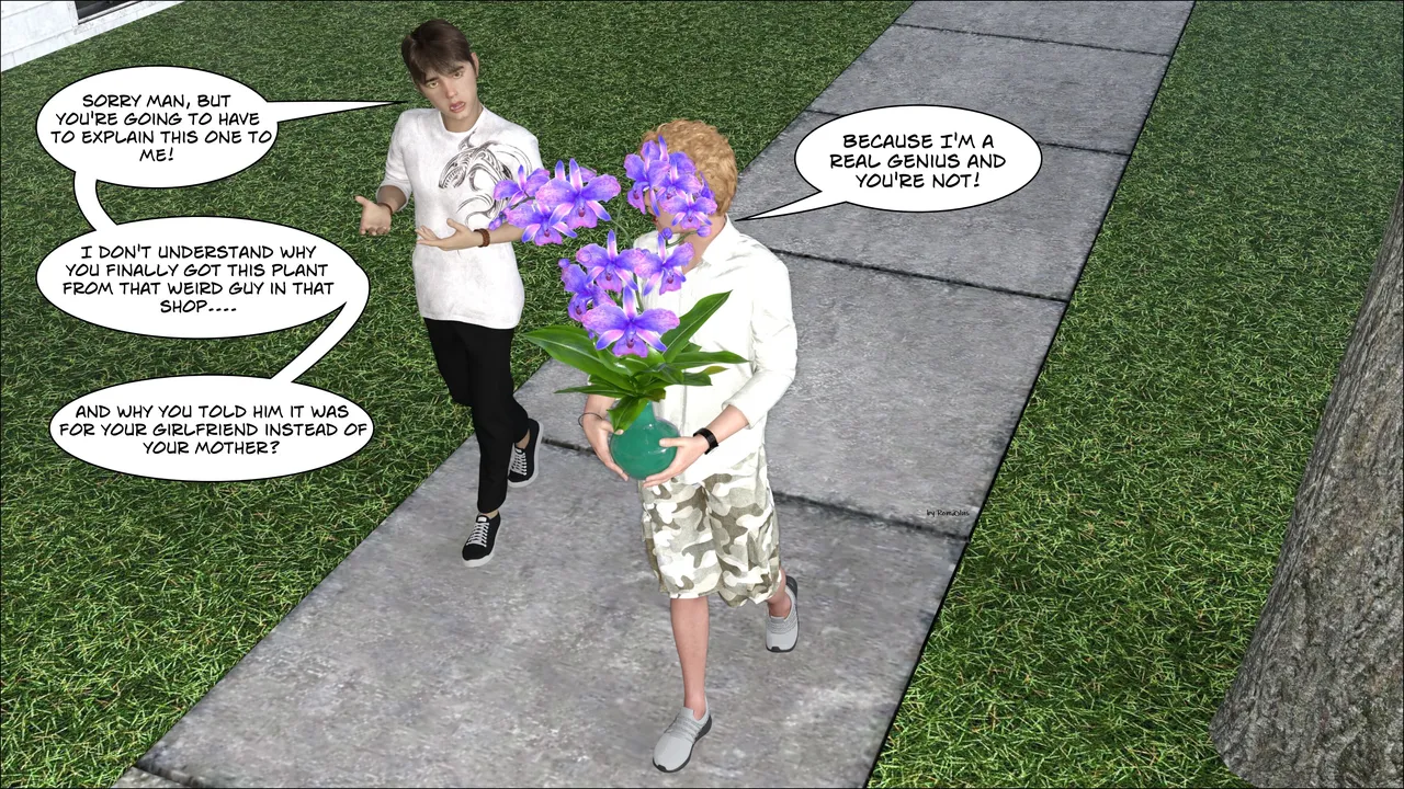 Mummy's Flower porn comic picture 3