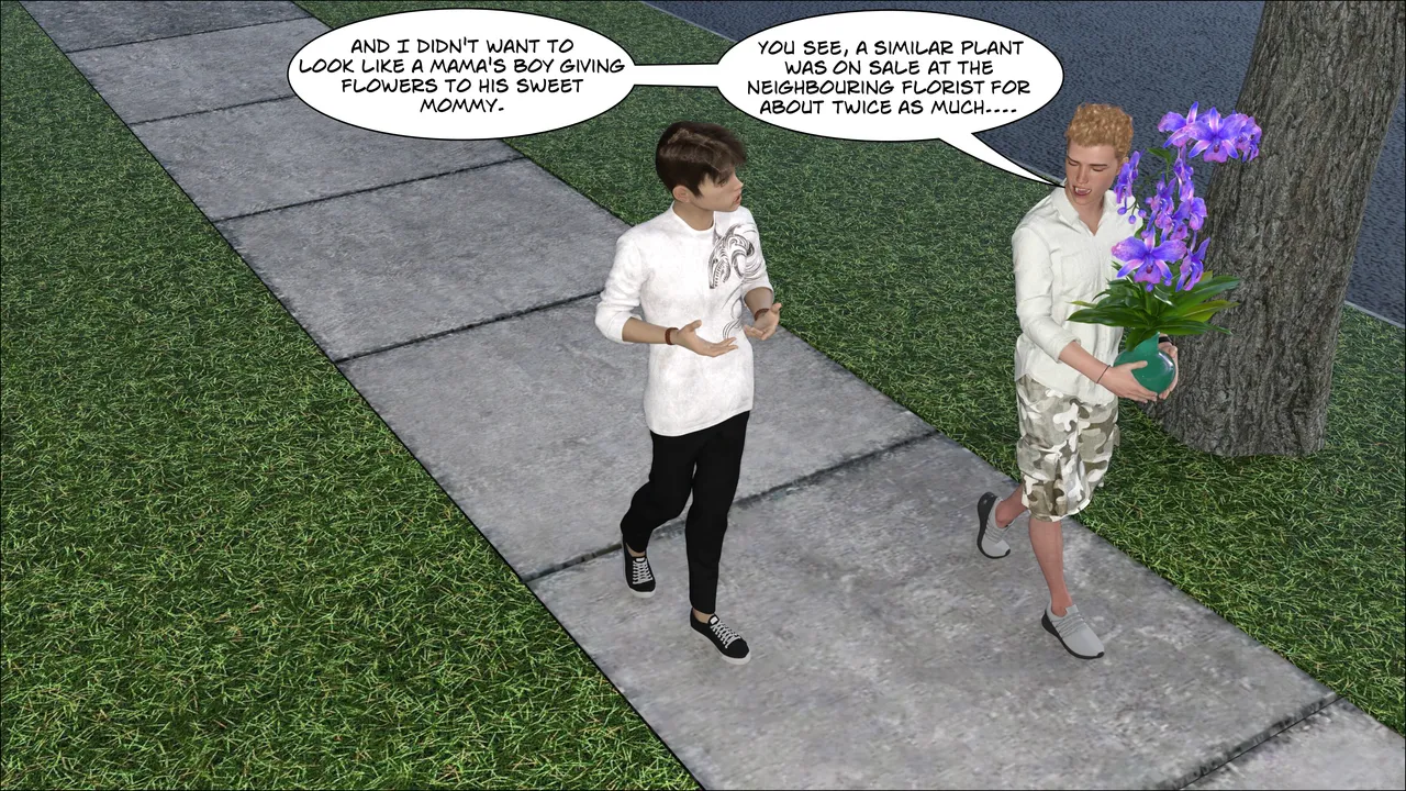 Mummy's Flower porn comic picture 4