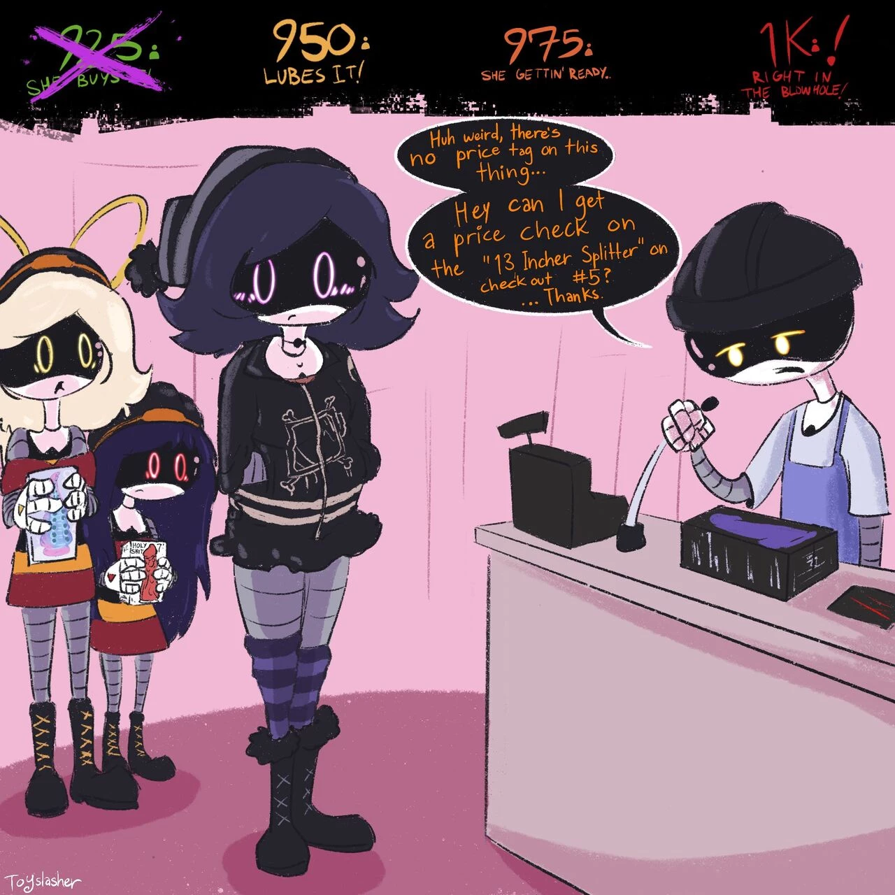 Murder Drones porn comic picture 2