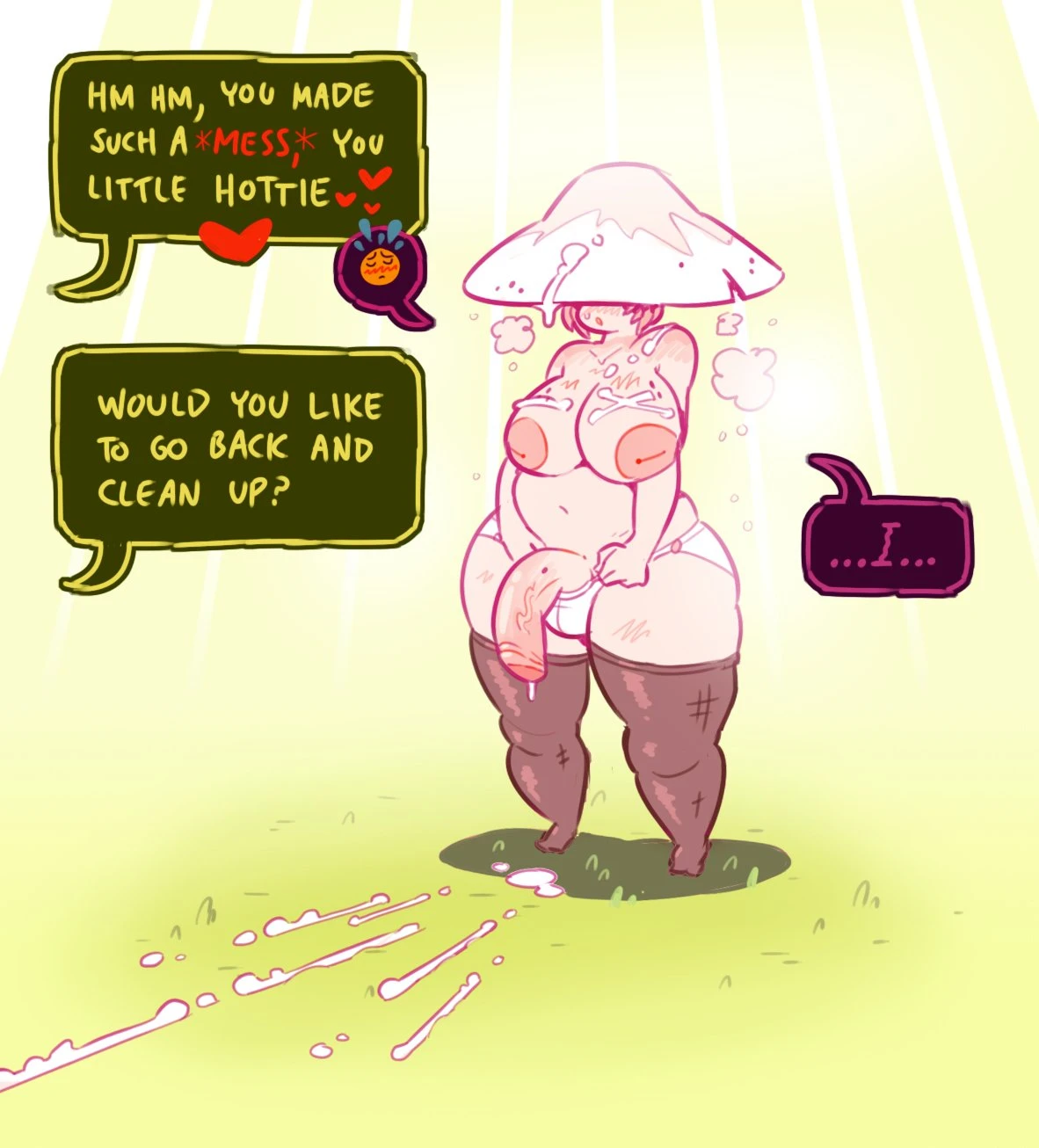 Mushroom Chan wants to play with you porn comic picture 2