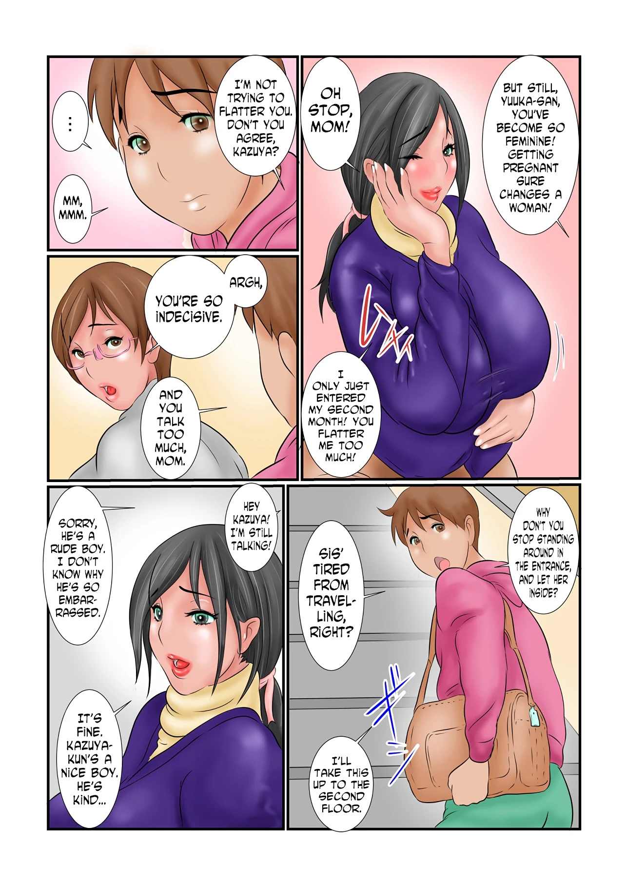 My Brother's Wife is a Pregnant Slut porn comic picture 2