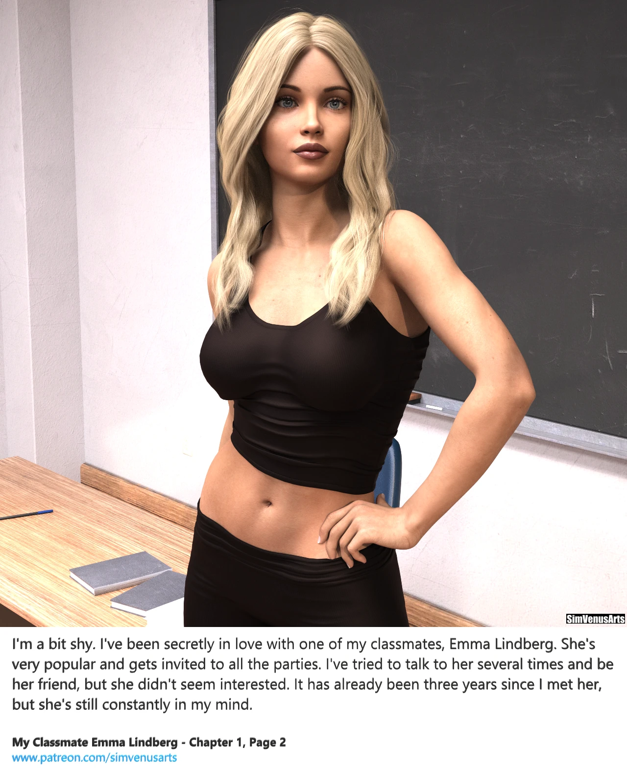 My Classmate Emma Lindberg - Chapter 1 porn comic picture 2