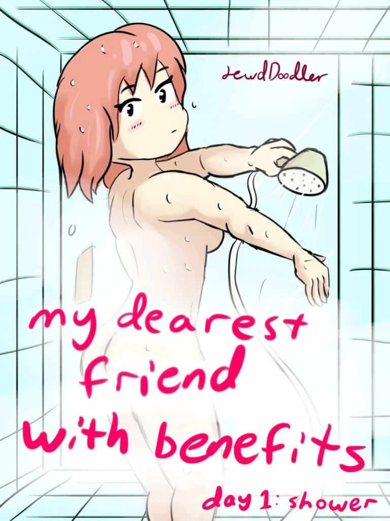 My Dearest Friend with Benefits Day 1: Shower porn comic picture 1