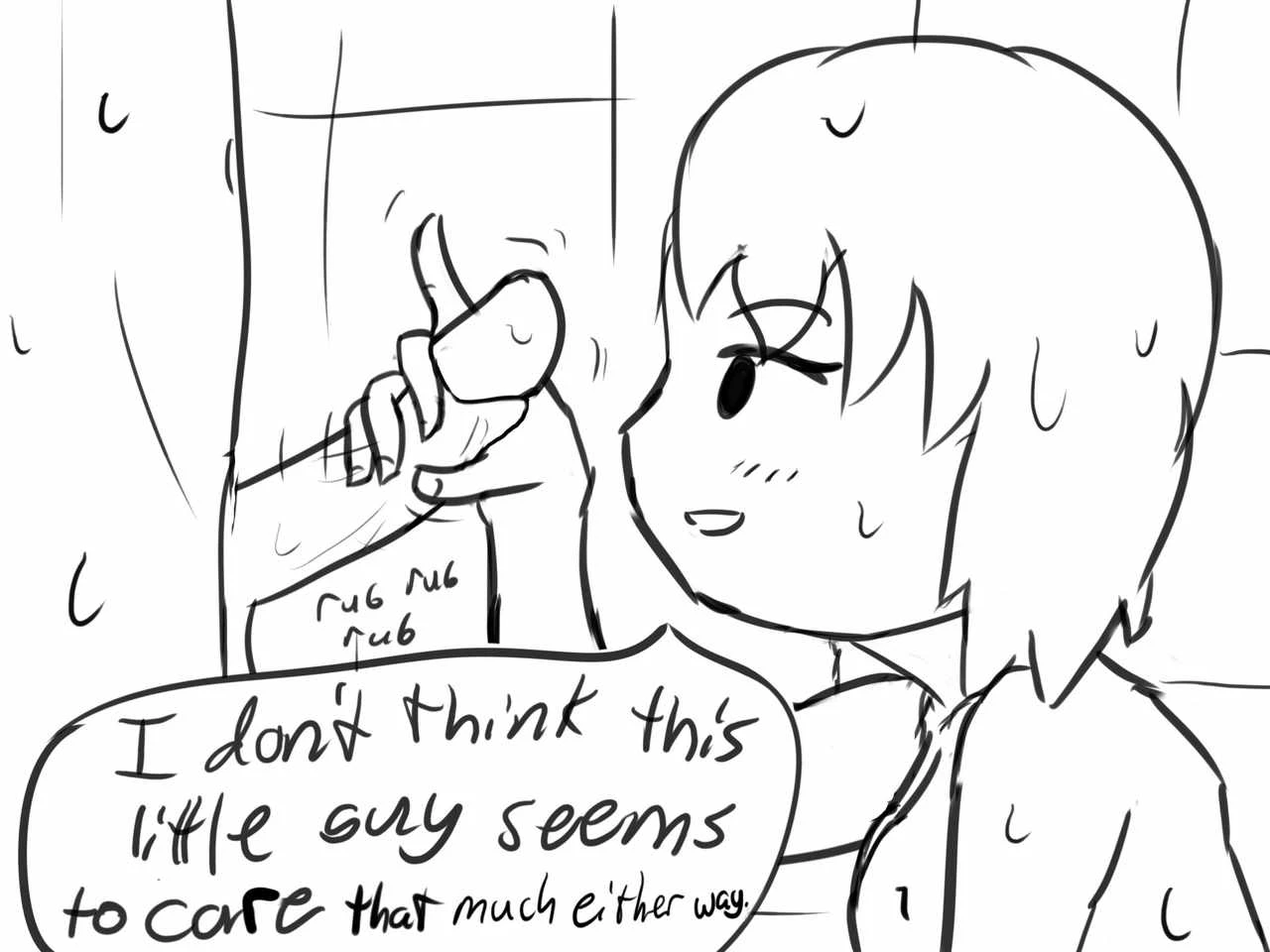 My Dearest Friend with Benefits Day 1: Shower porn comic picture 14