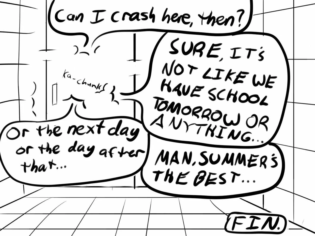 My Dearest Friend with Benefits Day 1: Shower porn comic picture 25