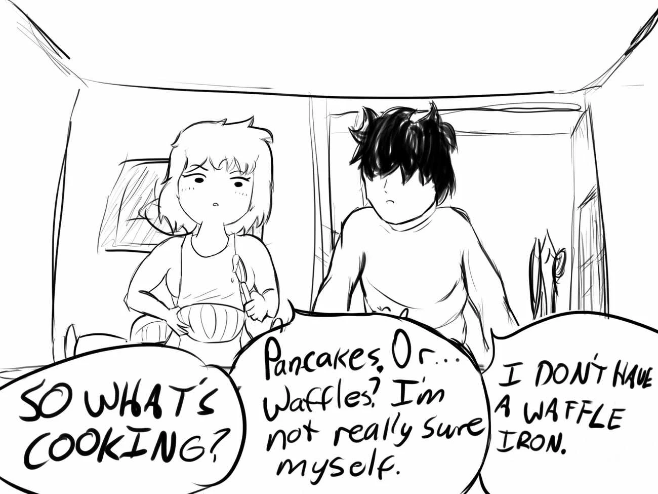 My Dearest Friend with Benefits Day 2: Breakfast porn comic picture 15