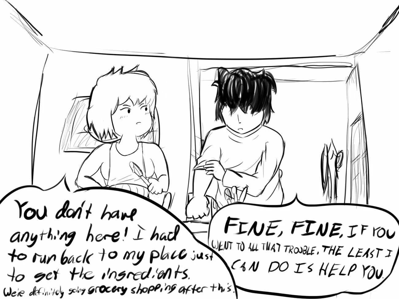 My Dearest Friend with Benefits Day 2: Breakfast porn comic picture 16