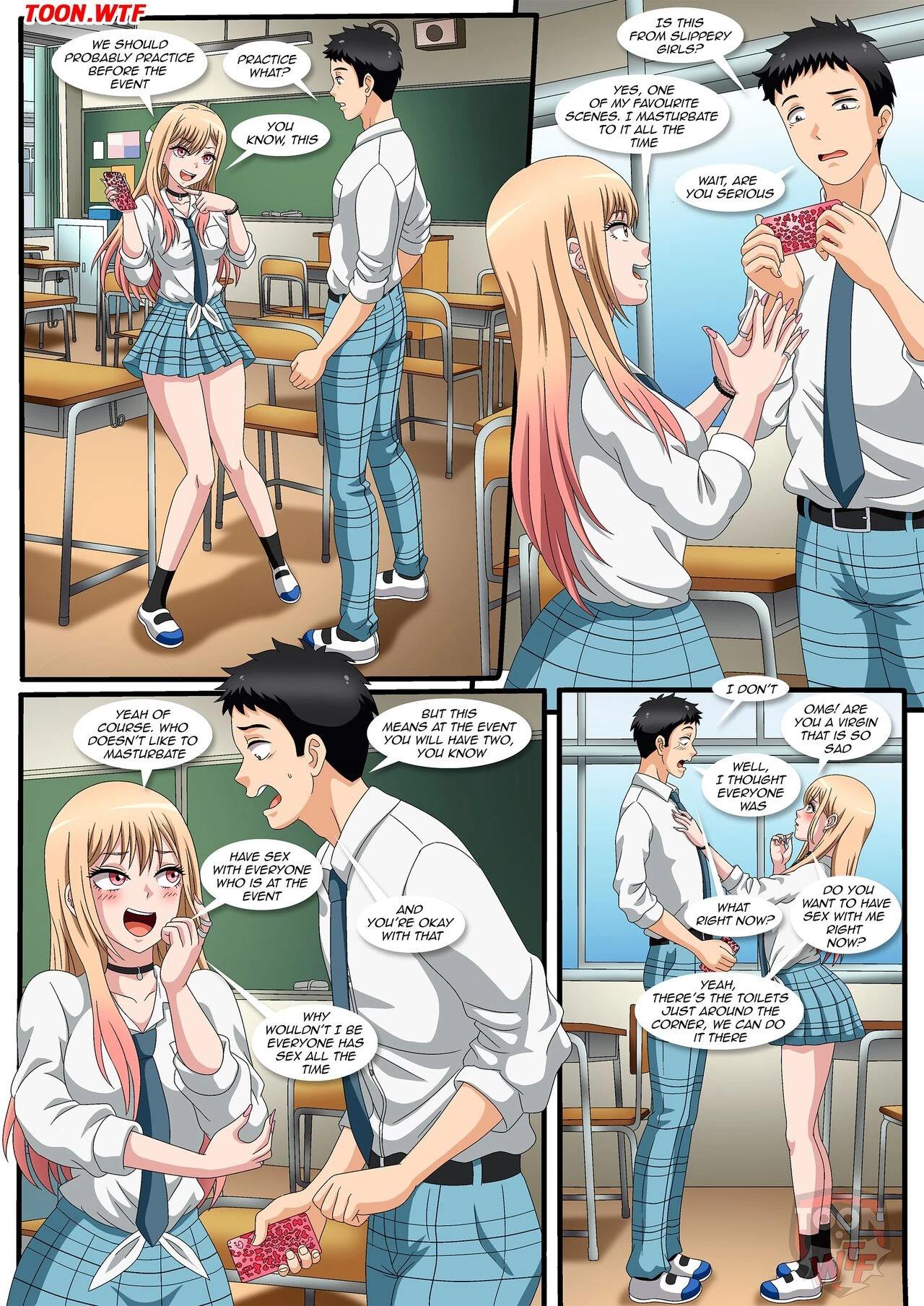 My dress up slut porn comic picture 2