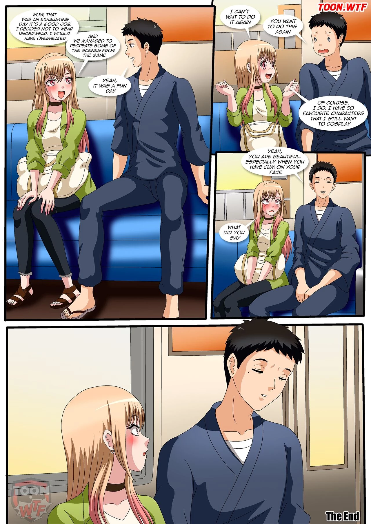 My dress up slut porn comic picture 9