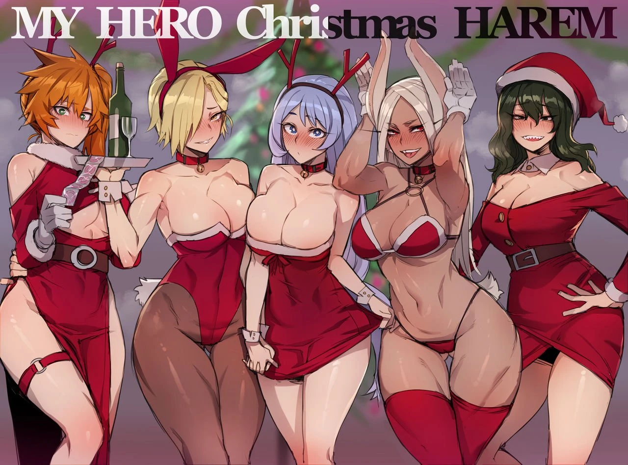 MY HERO Christmas HAREM porn comic picture 1