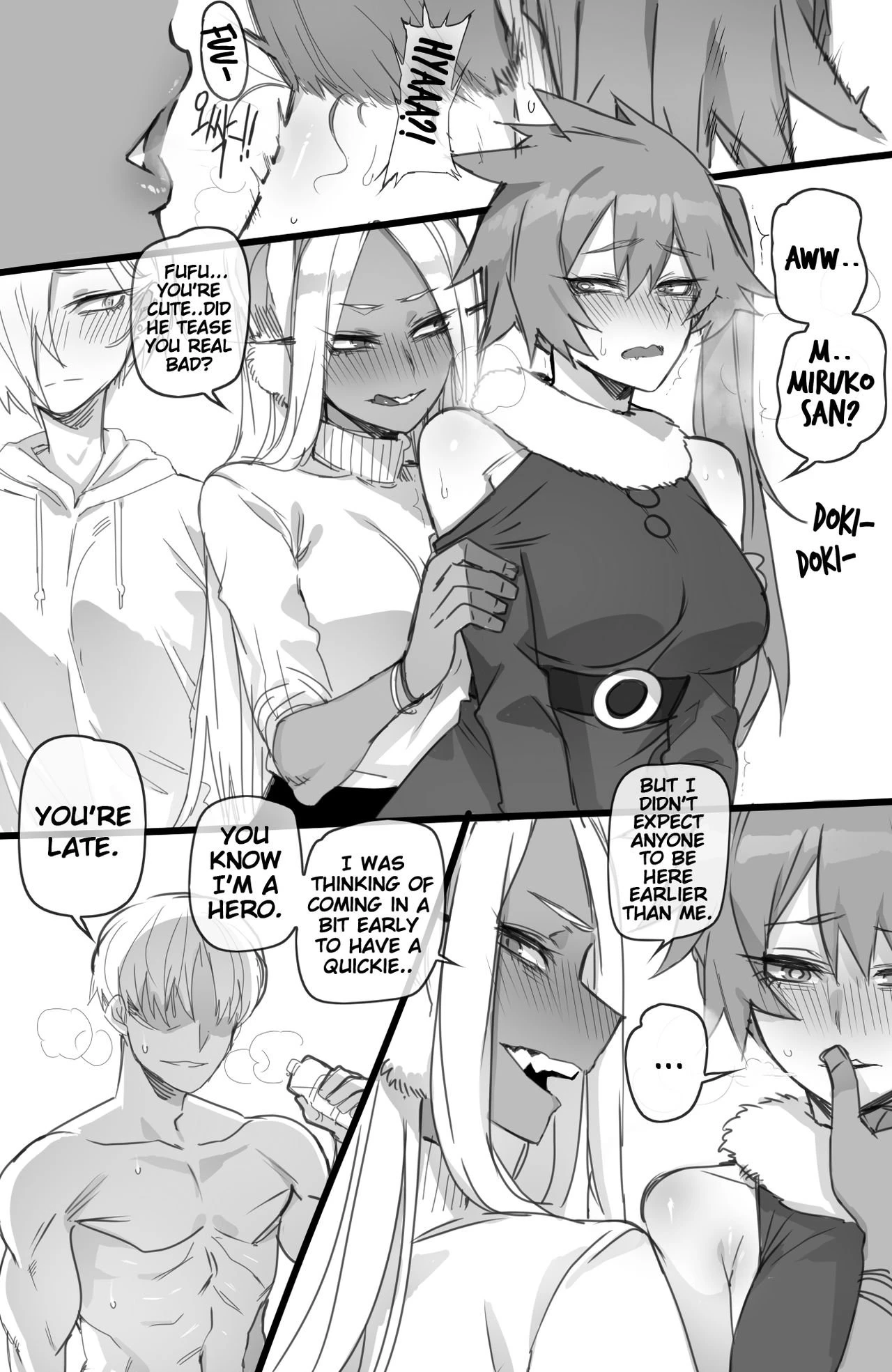 MY HERO Christmas HAREM porn comic picture 20