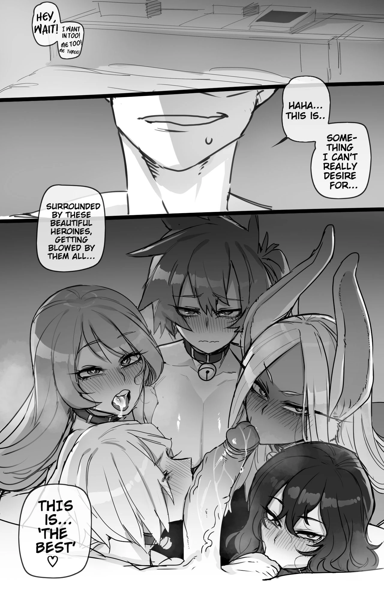 MY HERO Christmas HAREM porn comic picture 24