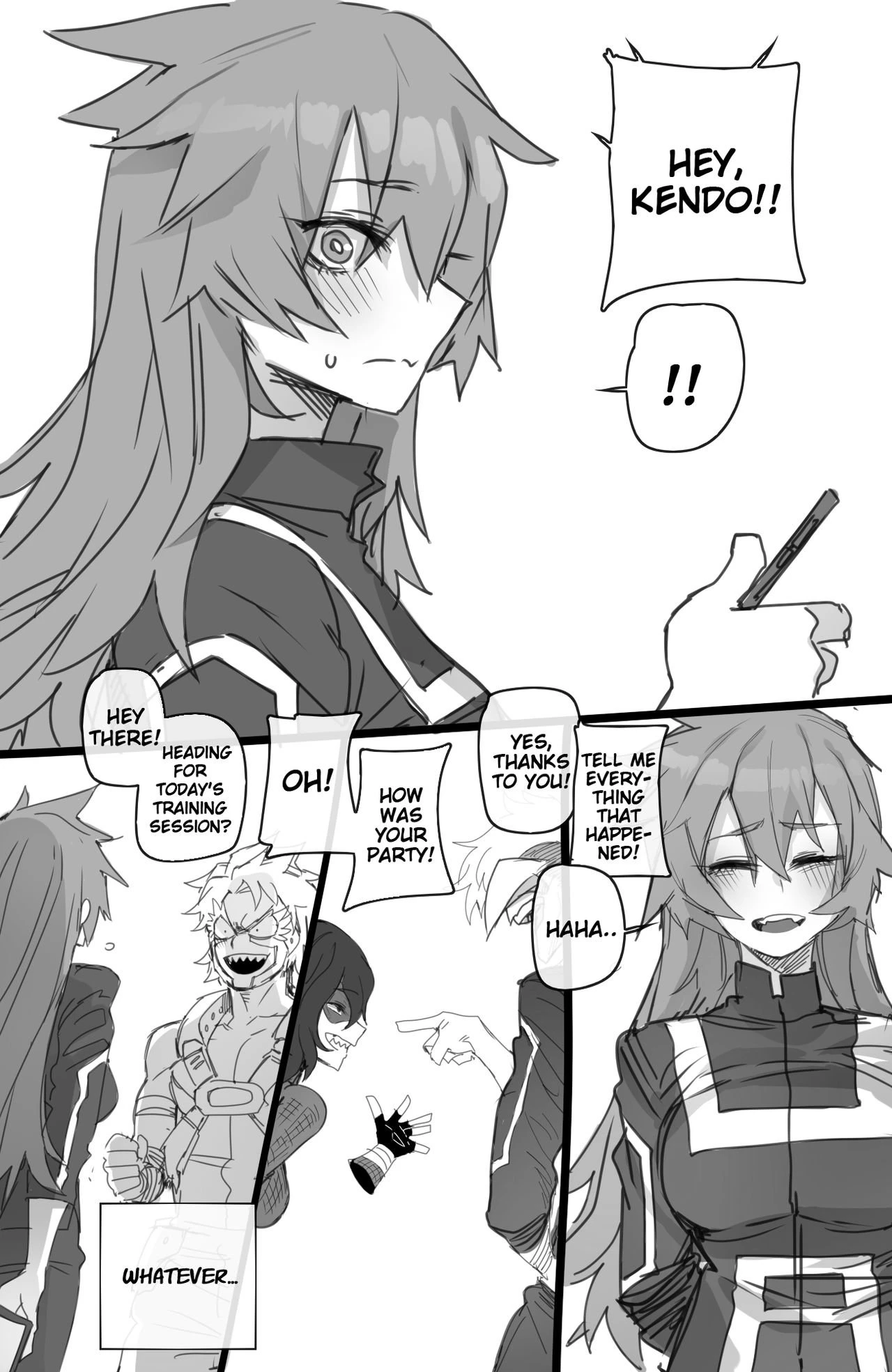 MY HERO Christmas HAREM porn comic picture 27