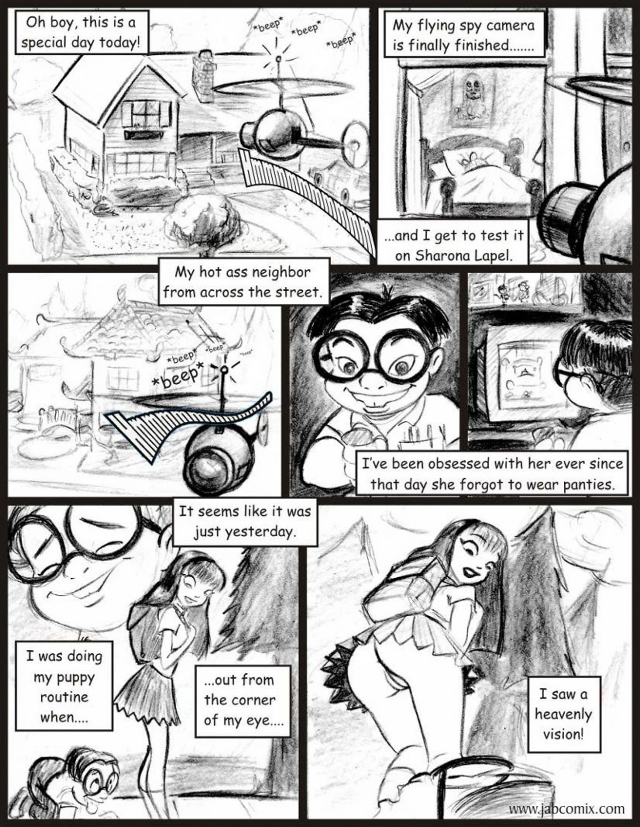 My Hot Ass Neighbor porn comic picture 2