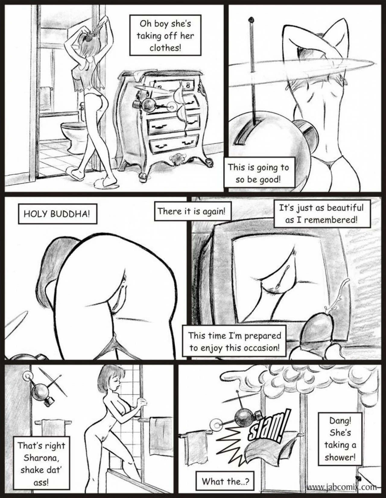 My Hot Ass Neighbor porn comic picture 5