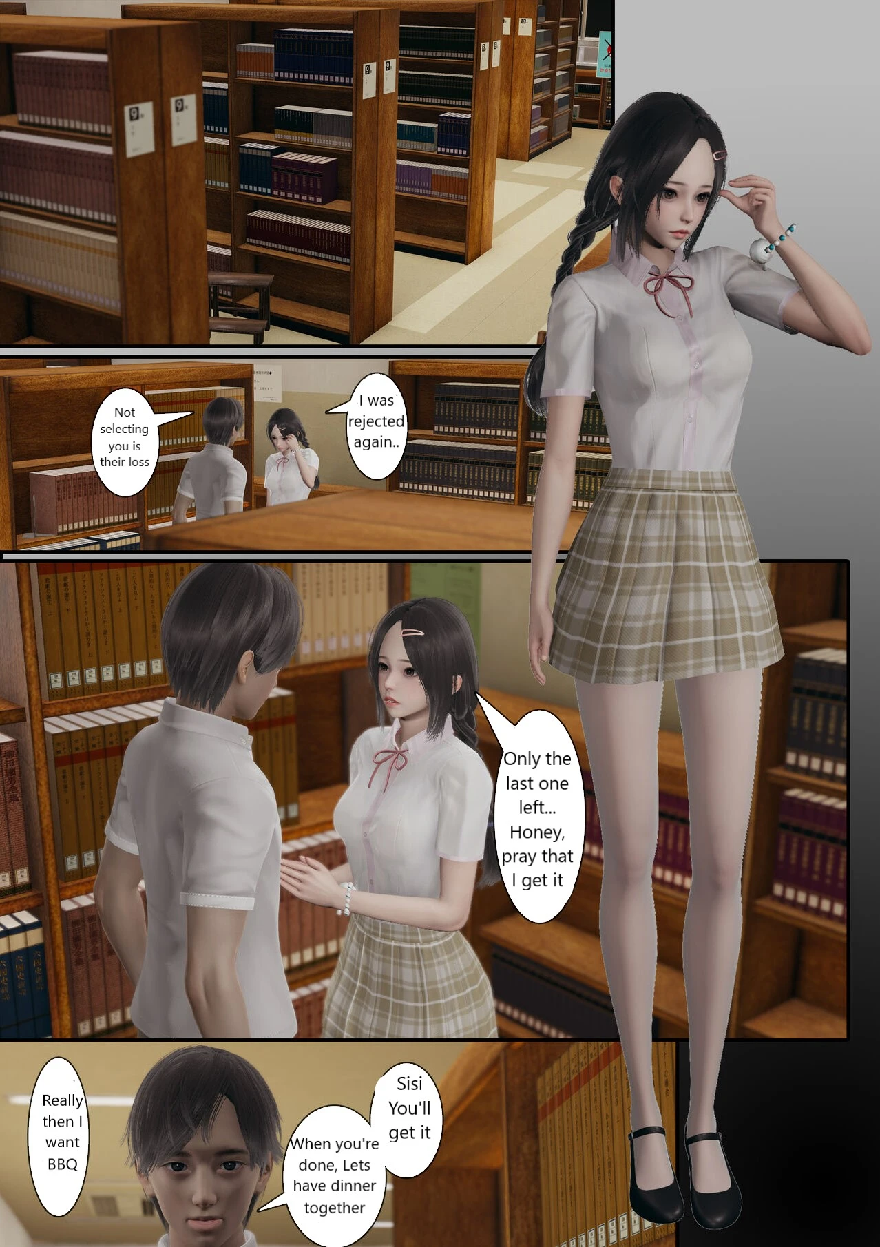 My innocent girlfriend can't be someone else's bitch porn comic picture 2