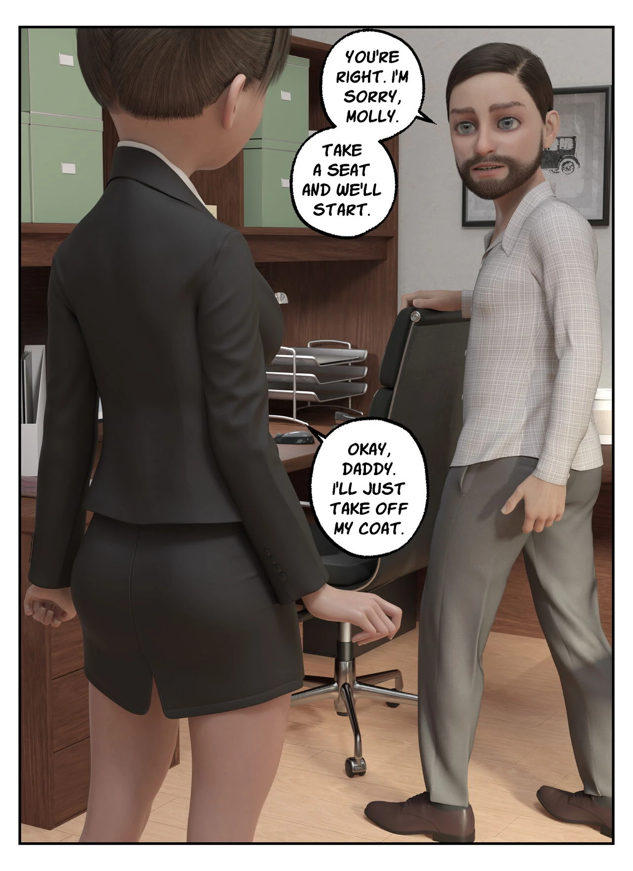 My Molly 2: Daddy-Daughter Day porn comic picture 15