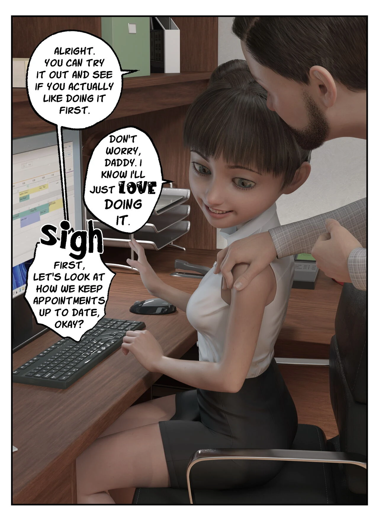 My Molly 2: Daddy-Daughter Day porn comic picture 37