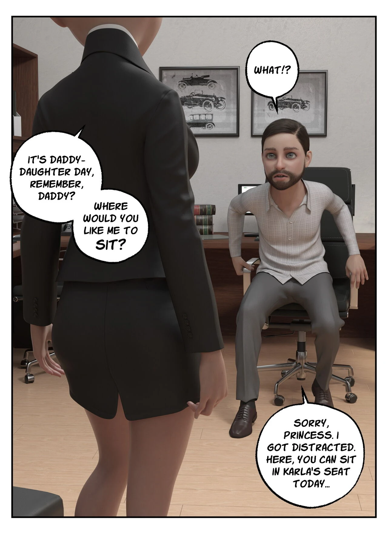 My Molly 2: Daddy-Daughter Day porn comic picture 4