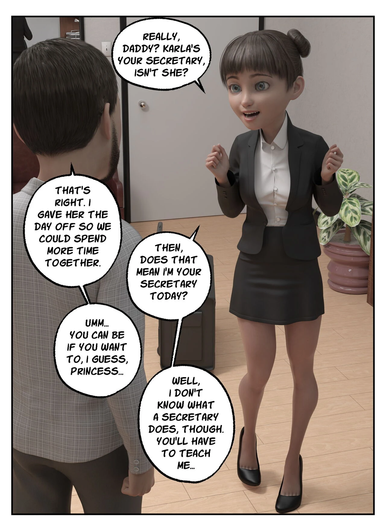 My Molly 2: Daddy-Daughter Day porn comic picture 5