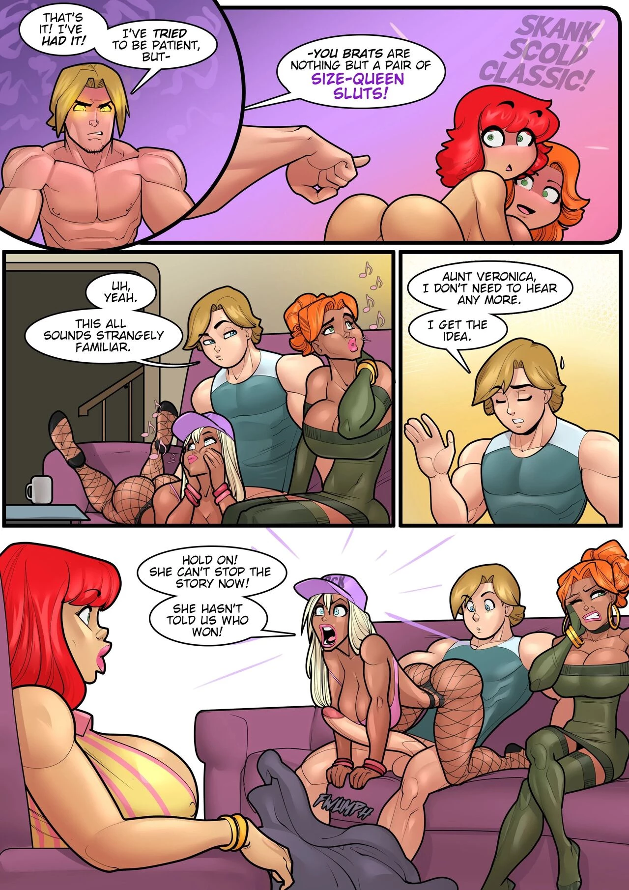 My Mom And Sister Are Size Queen Sluts 4 porn comic picture 26
