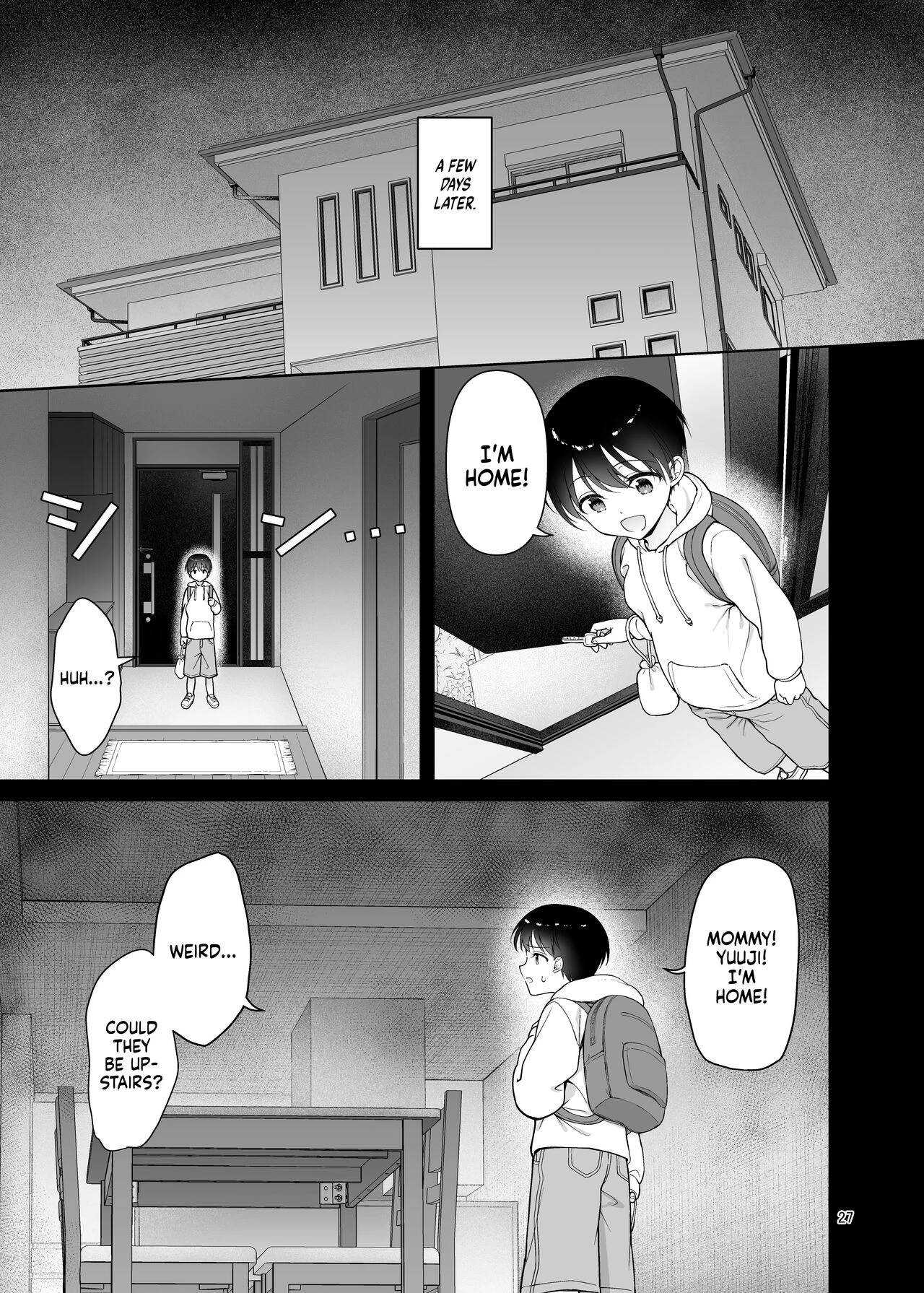 My Mom Turns Into a Slut for My Little Brother, and Him Alone | Boku no Mama wa Otouto no Mae de dake Dosukebe ni Naru porn comic picture 27