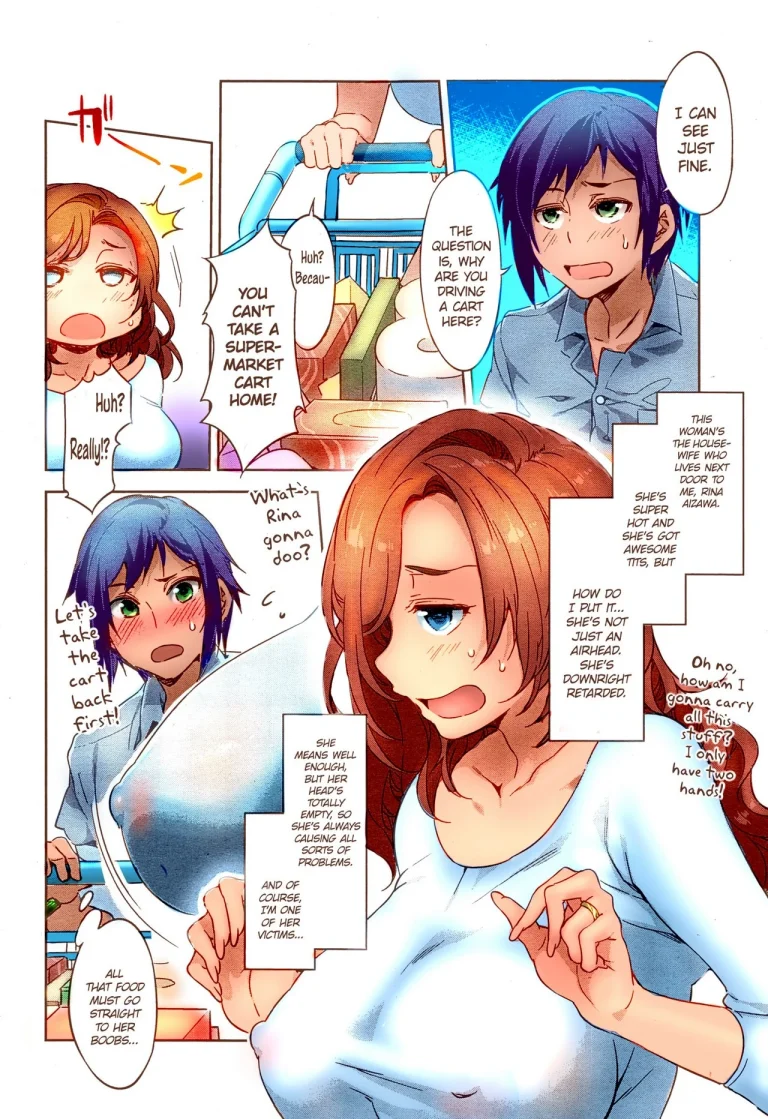 My neighbor Rina porn comic picture 2