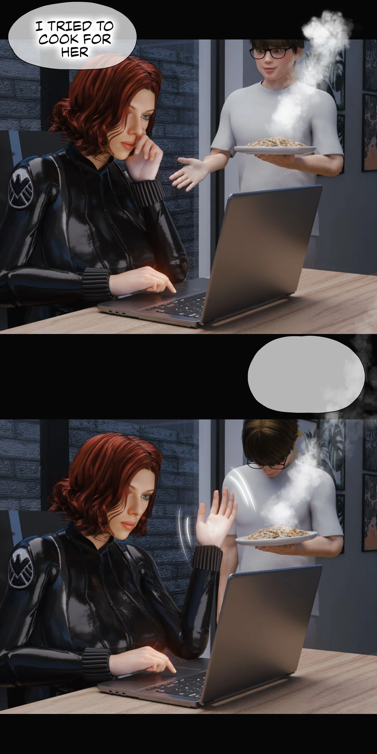 My Neighbor's Widow 4 porn comic picture 24