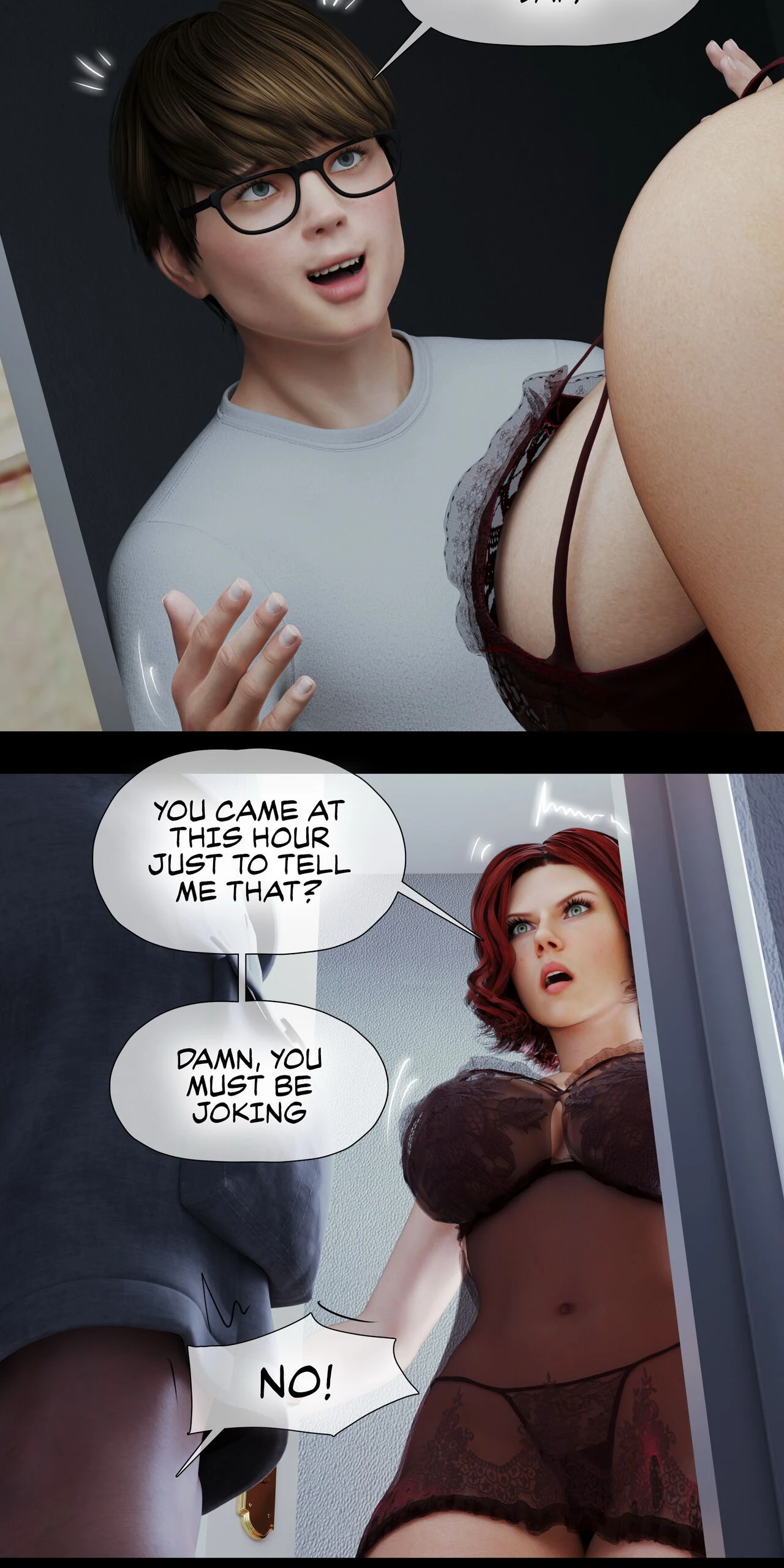 My Neighbor's Widow 4 porn comic picture 44