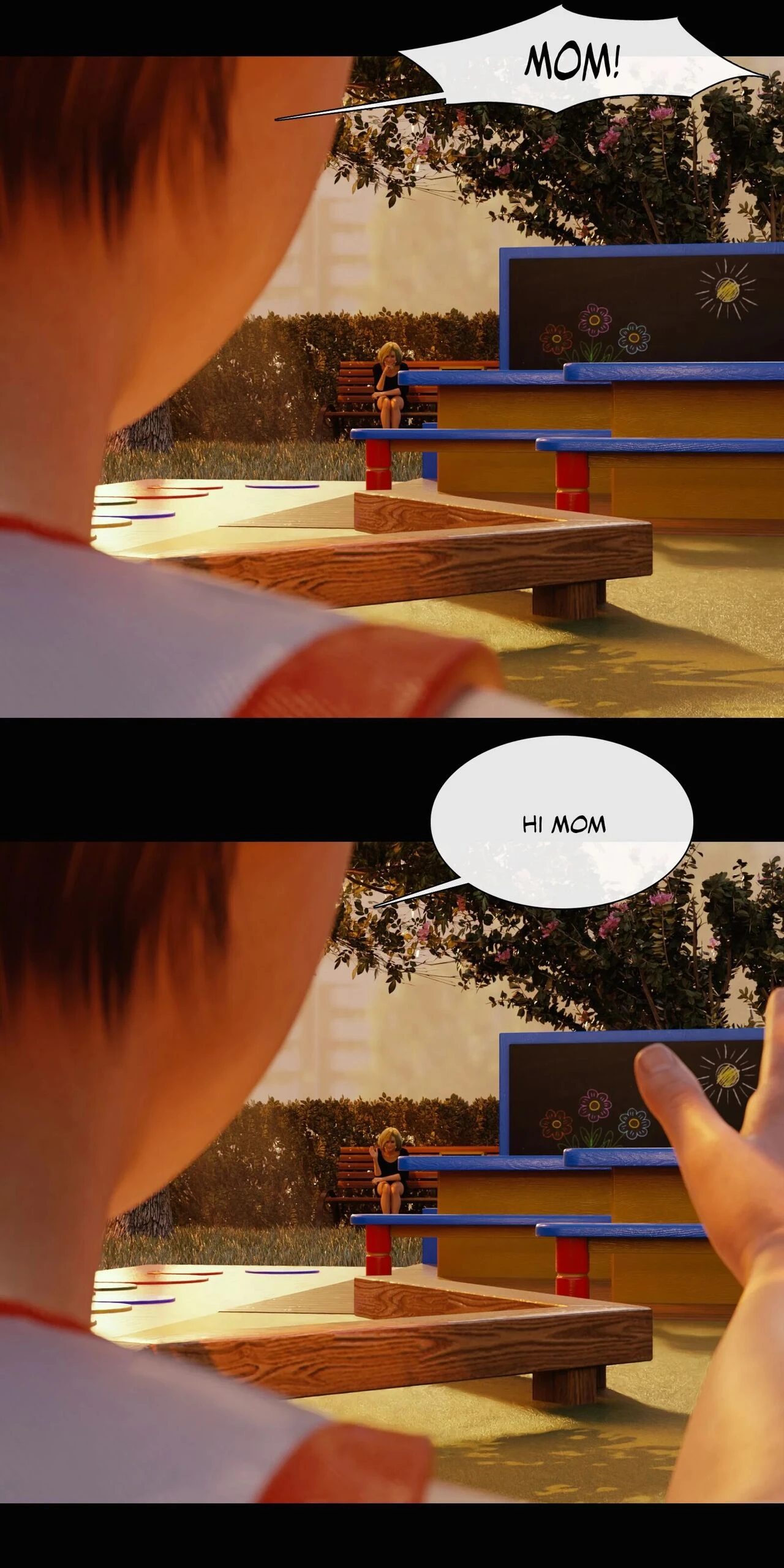 My Neighbor's Widow 5 porn comic picture 2