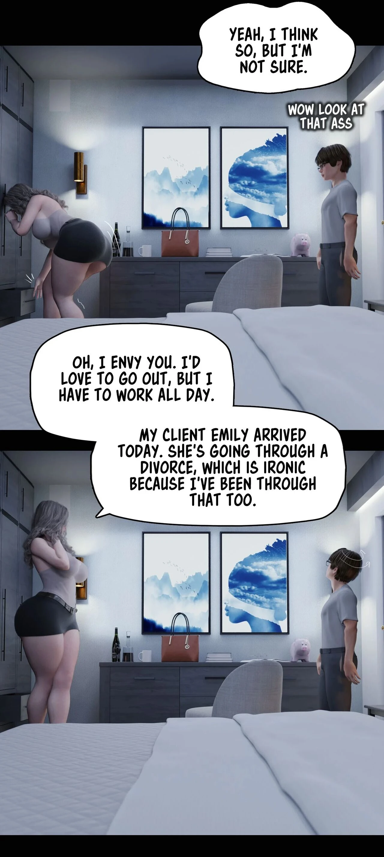 My Neighbor's Widow 8 porn comic picture 21