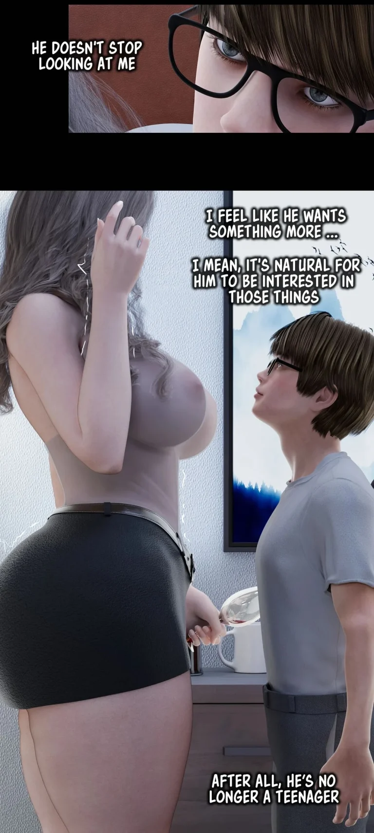 My Neighbor's Widow 8 porn comic picture 36