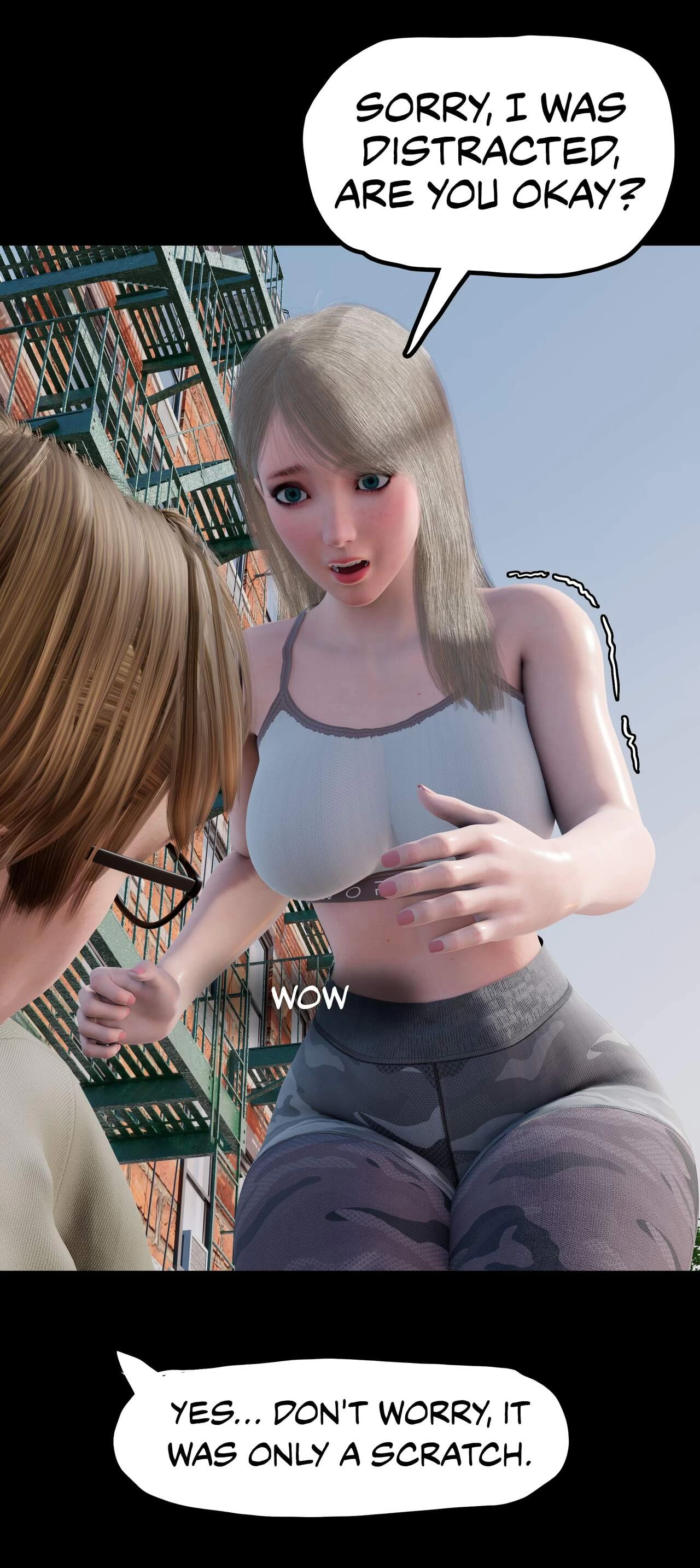 My Neighbor's Widow porn comic picture 28