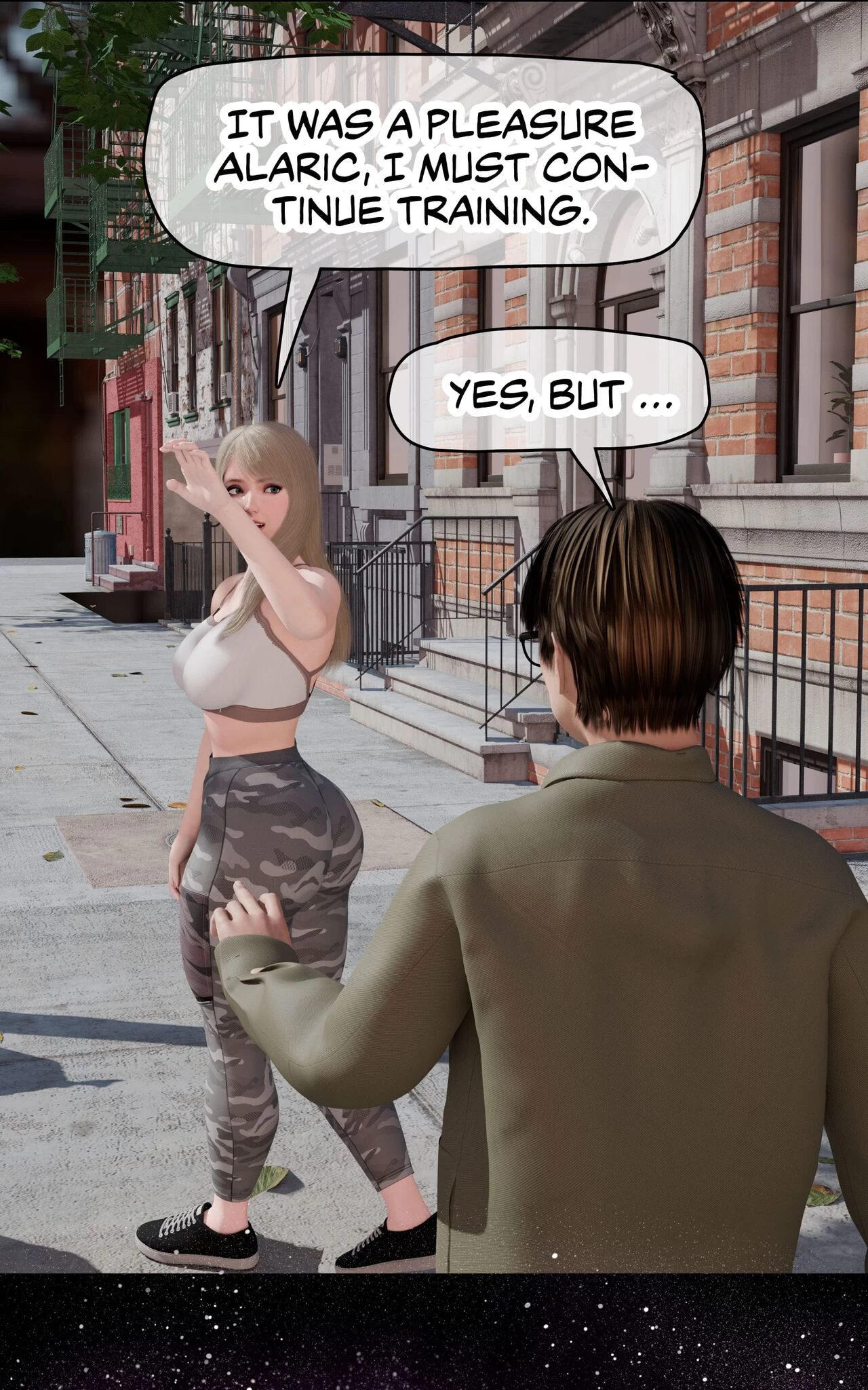 My Neighbor's Widow porn comic picture 36